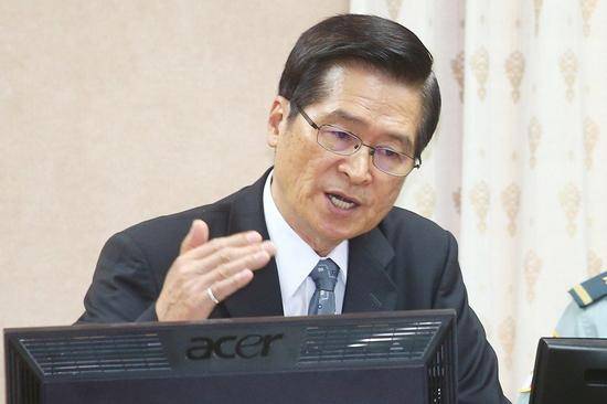 台防务部门负责人严德发(图源:联合新闻网)