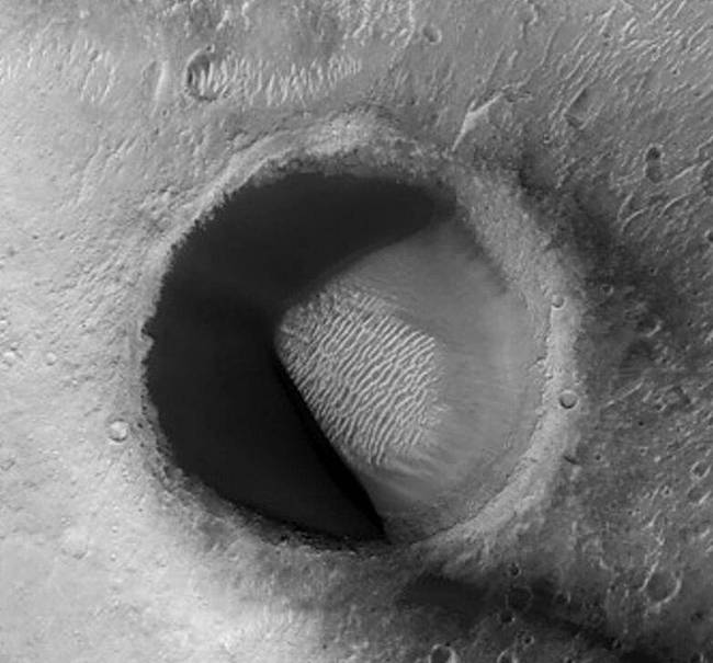 201863Ѷգ NASA кɣǴѧ HiRise Ŷɹ˲ѰĻǴӵƬֵĻǿMROҵһ1980ƵϷԶˡĻǳ