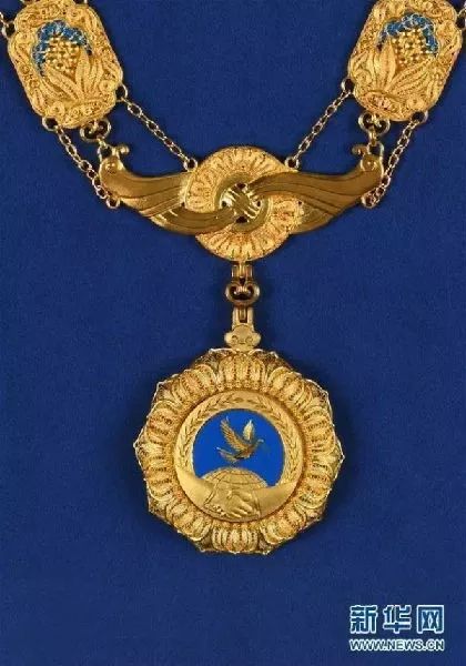 ▲中华人民共和国“友谊勋章”